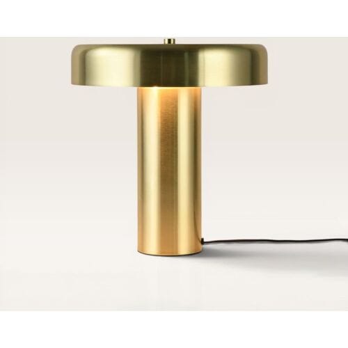 LUSENZ Arcene - Retro Tafellamp Goud Metaal 30 cm - Dressoir lamp - Gecoat metaal - E14 fitting - Met aan/uit-schakelaar