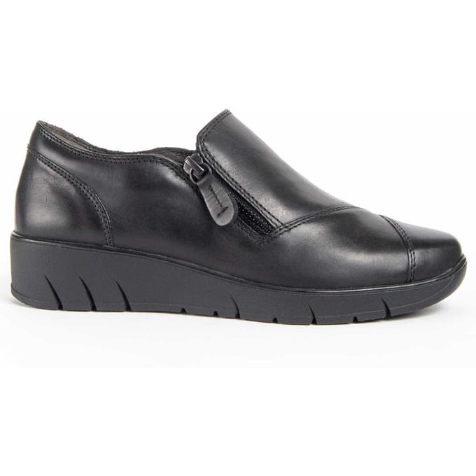 Purapiel mocassin Ailina2 Zwart