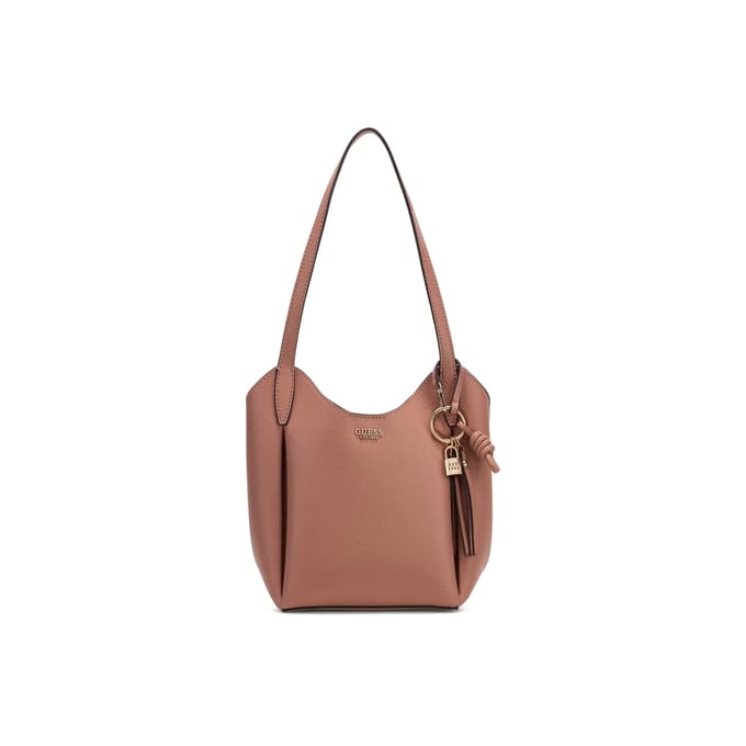 GUESS schoudertas Melody Bucket Rosewood oud roze
