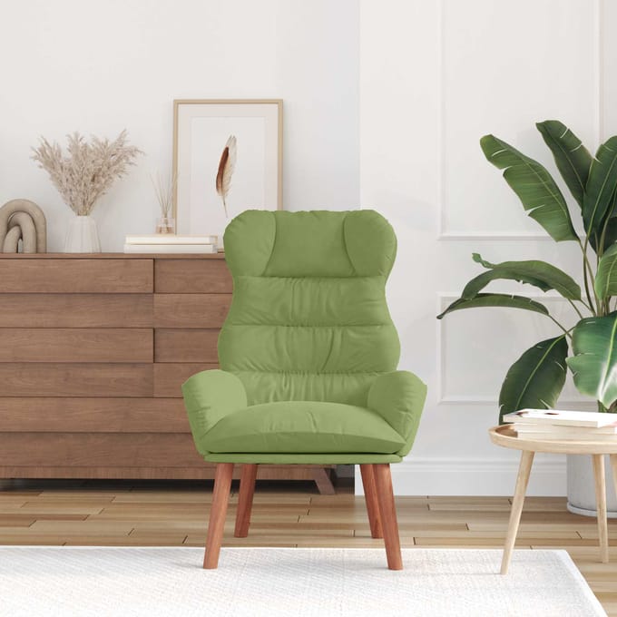 vidaXL - Fauteuil - Lichtgroen - 69 - x - 74 - x - 93 - cm - Fluweel