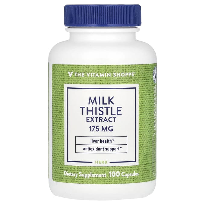 The Vitamin Shoppe, Mariadistel Extract, 175 mg, 100 Capsules
