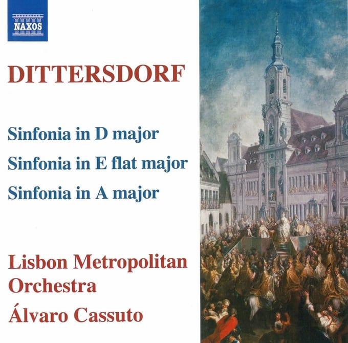 Lisbon Metropolitan Orchestra, Álvaro Cassuto - Von Dittersdorf: 3 Sinfonias (CD)