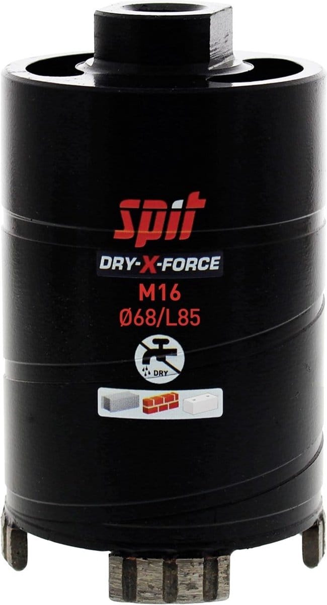 Spit Dry-x-force Diamantboor M16 D.112x85