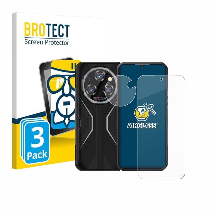 Screenprotector 3 Stuks voor Oukitel WP55 Pro (Voor+Camera) Beschermglas transparant