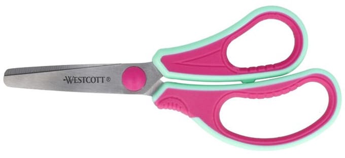 Westcott Kinderschaar Gripeeze 14cm - fuchsia /mint - AC-E21571
