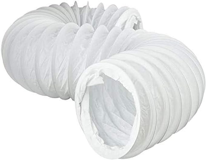 Ronde PVC Ventilatiebuis Flexibel Systeem Compleet met Koppelingen Diverse Maten