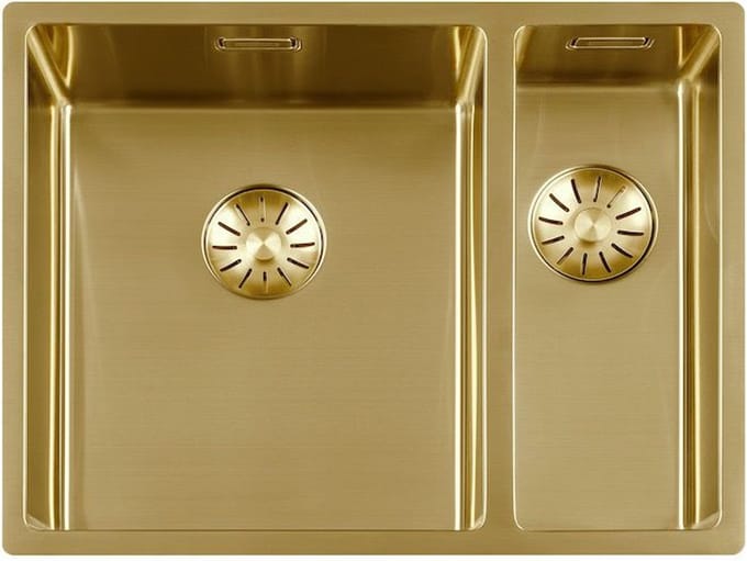 Anderhalve spoelbak 3415 SP GUNMETAL Lorreine