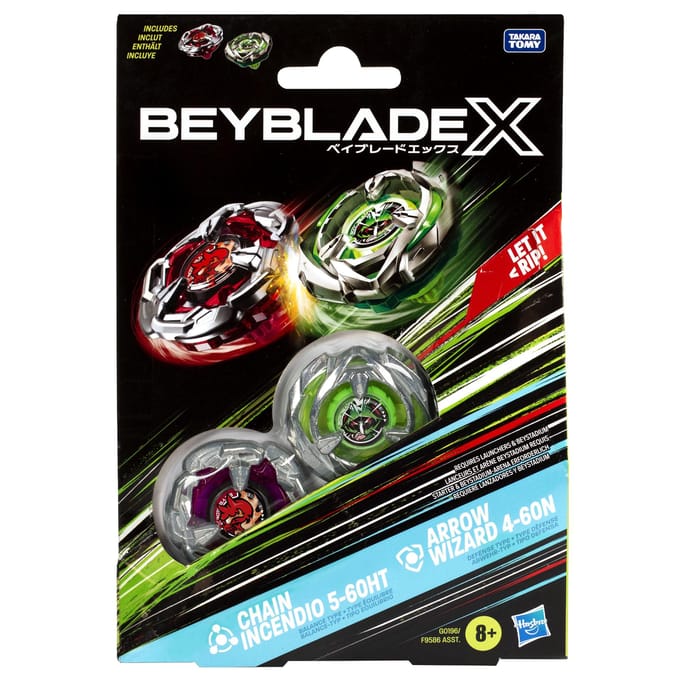 Spinning top Hasbro Beyblade Serie X (x2)