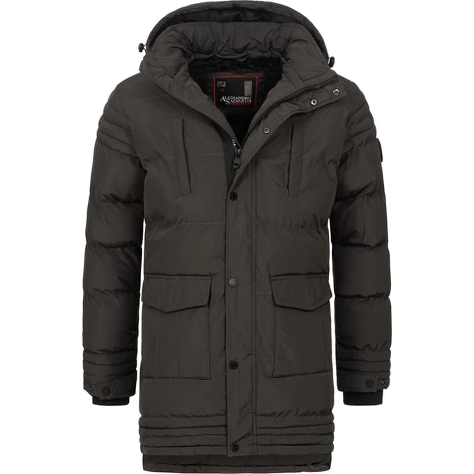 Alessandro Salvarini heren winterjas AS285 met teddyvoering en afneembare capuchon