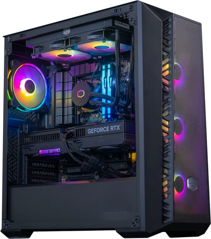 FlowUP Game PC 201 - Game PC- Intel I5 14600KF 14th Gen - NVIDIA RTX 5070 - 32GB DDR5 - 1 TB SSD - 4K Gaming - Desktop
