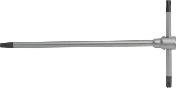 SW-Stahl 31665L-50 T-greep haakse schroevendraaier, volledig metaal, T-profiel, T50 x 250 mm