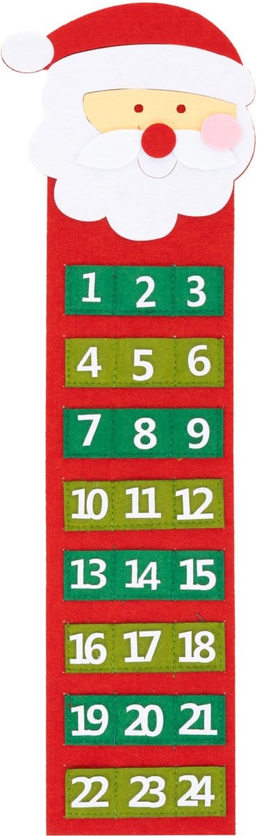 Adventskalender | 24 lades | Vilt | Kerstman