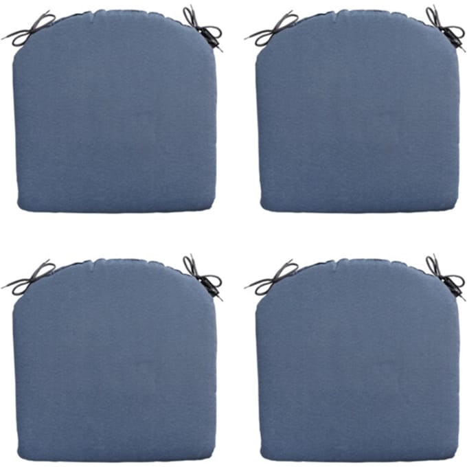 Madison - Zitkussen Panama safier blue - Ca. 46x48 cm - Set van 4