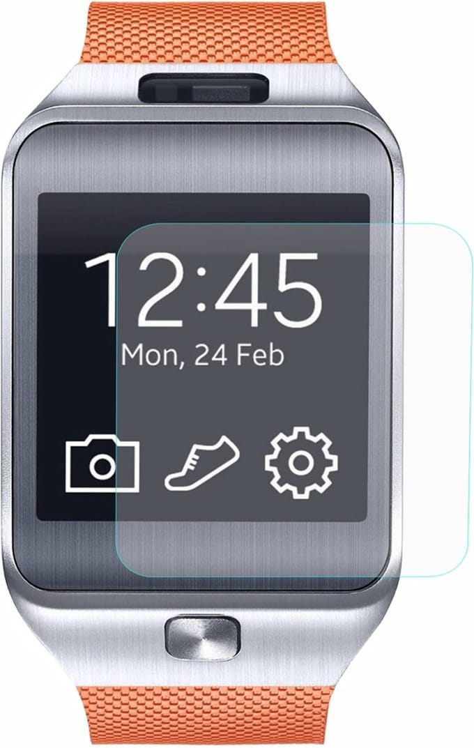 By Qubix - Geschikt voor Samsung Gear 2 R380 Tempered glass