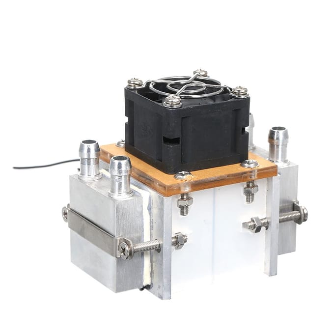 DIY 12V TEC Elektronische Peltier Halfgeleider Thermo-elektrische Koeler DIY Koelkast Waterkoeling black