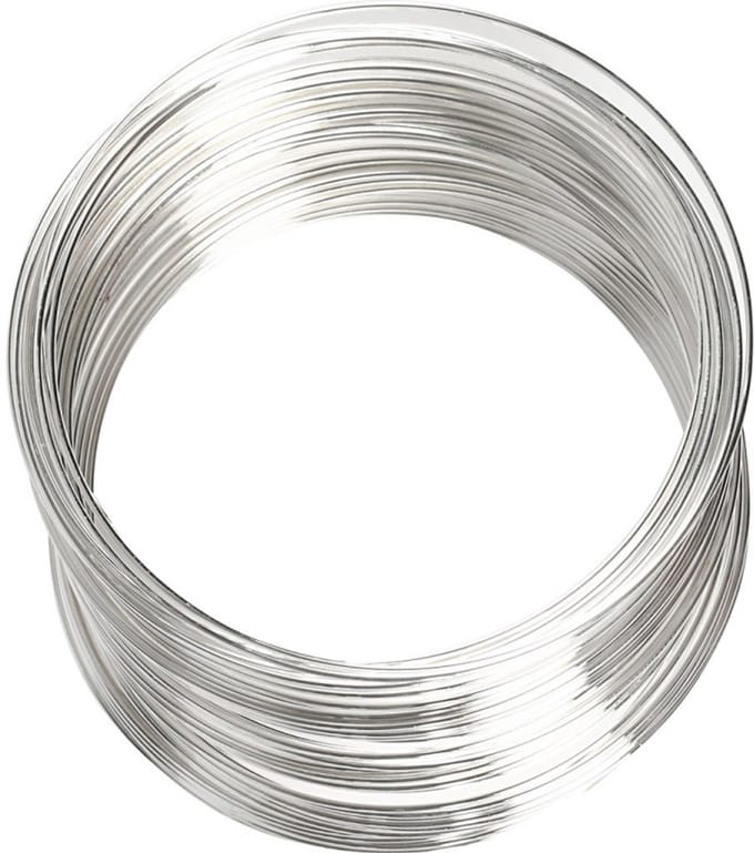 Creativ Company Memorywire 0,8 mm Zilver 11,5 m