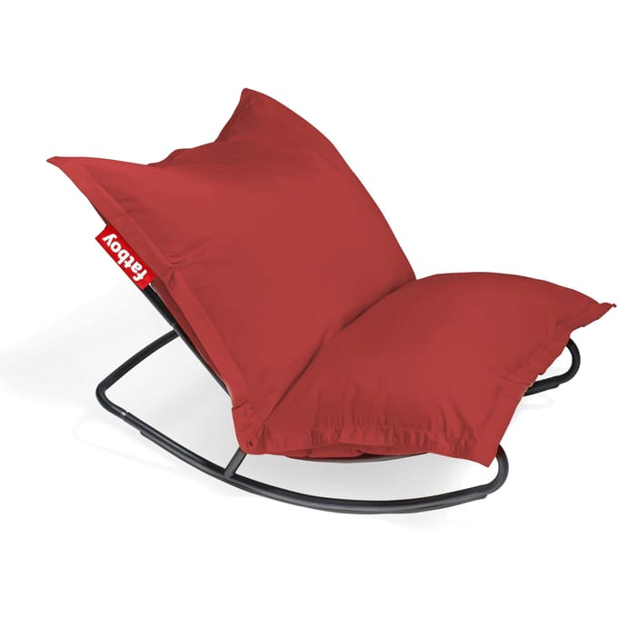 fatboy Rock 'N Roll + Original zitzak voor buiten - Rood - Black