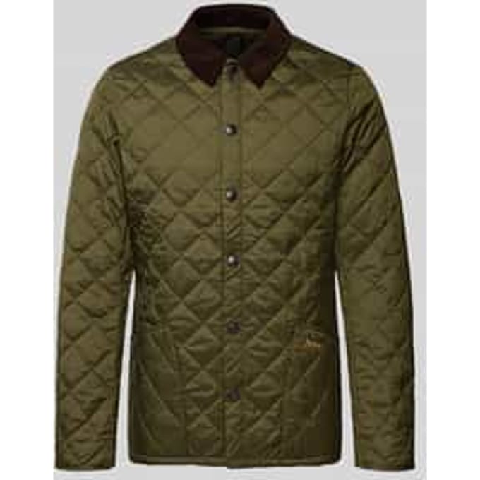 Barbour Heritage Liddesdale Quilted Jas Groen - Maat L - Heren - Tussenjas
