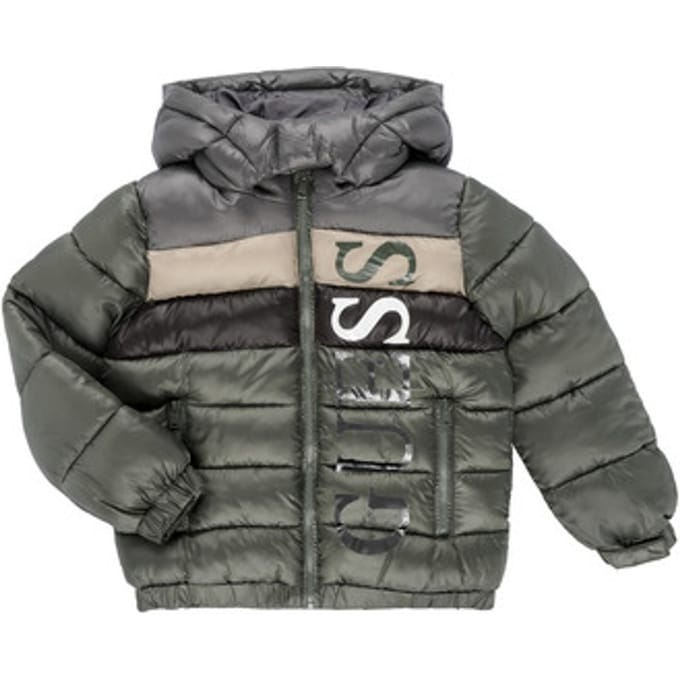 Guess  Donsjas HOODED PADDED LS PUFFER W/ZIP