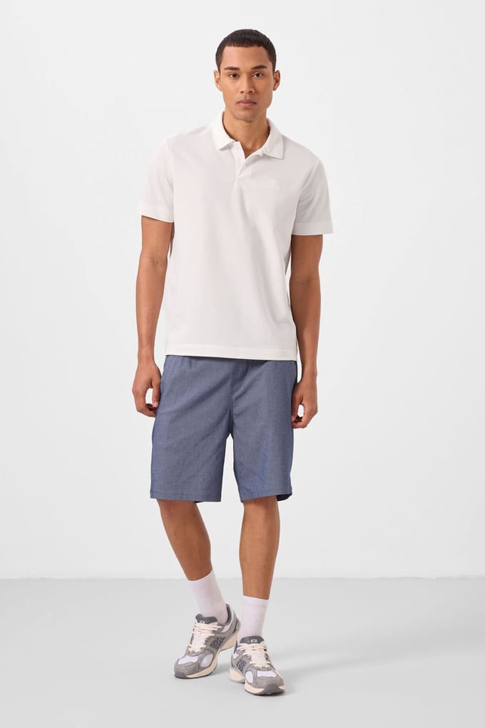 Heren Geweven Chino Shorts