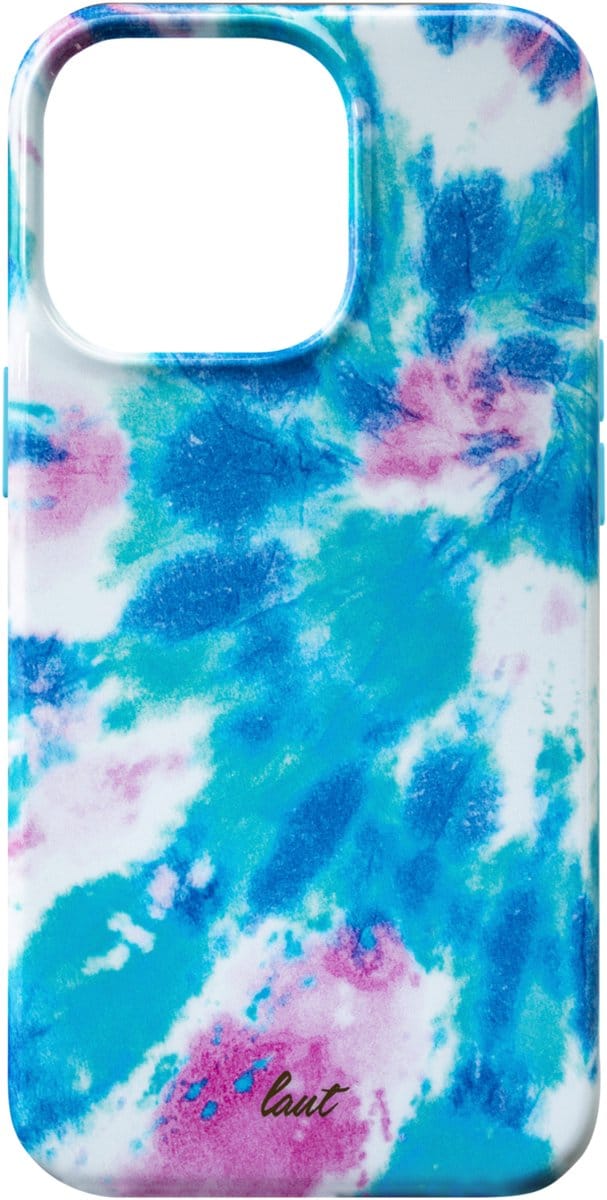 Laut Huex Tie Dye hoesje voor iPhone 13 Pro - blauw