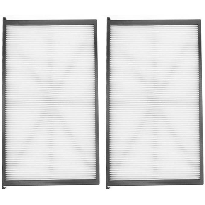 2 stuks robotstofzuigerfilterpatroon met actieve kool en hoge efficiëntie voor zwembadvervanging white
