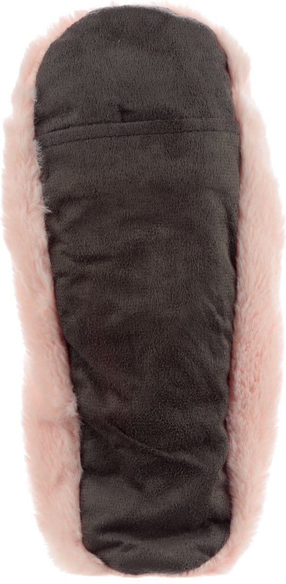 Verwarmde Eenhoorn Sloffen Roze/Wit Heatpack Magnetron Pantoffels
