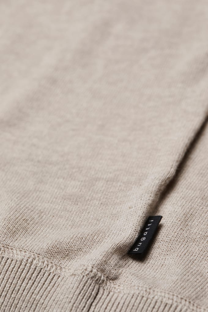 Bugatti Herren T-shirt met contrasterende strepen