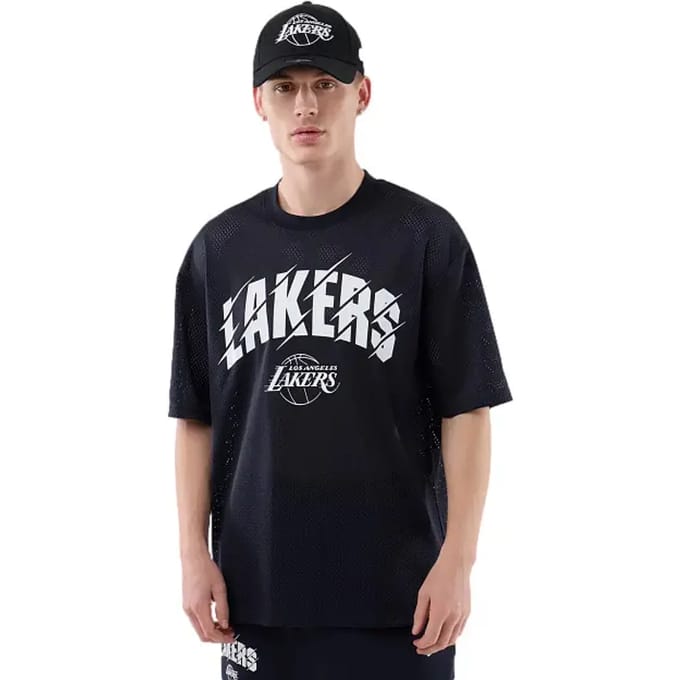 T-shirt New Era Los Angeles Lakers NBA Core Plus Mesh