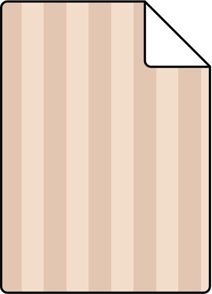 Proefstaal ESTAhome behang strepen licht roze - 26.5 x 21 cm - 131913-S