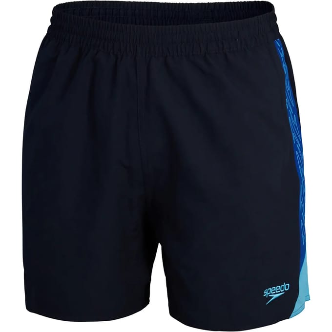Speedo eco hyperboom splice 16 boardshort in de kleur marine.