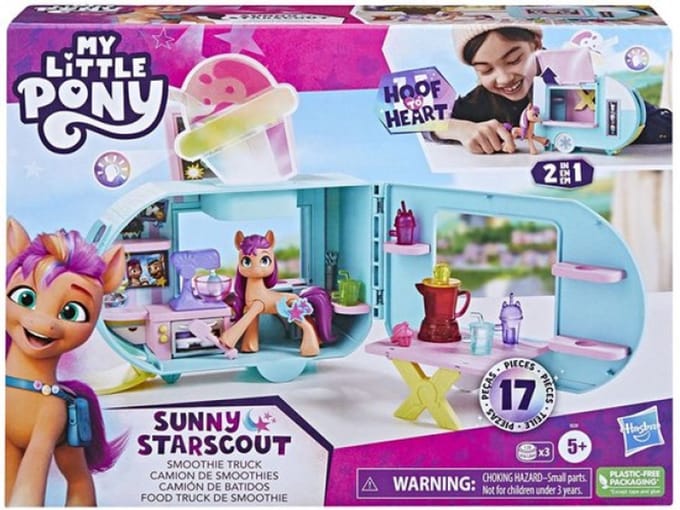 My Little Pony Sunny Starscout Camión De Batidos Roze