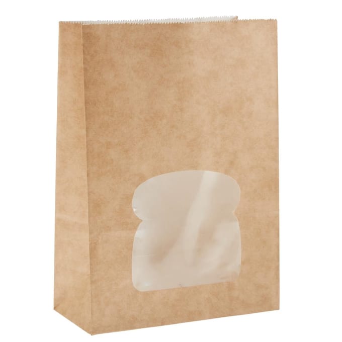 Colpac kraft sandwichboxen met venster recyclebaar (250 stuks)