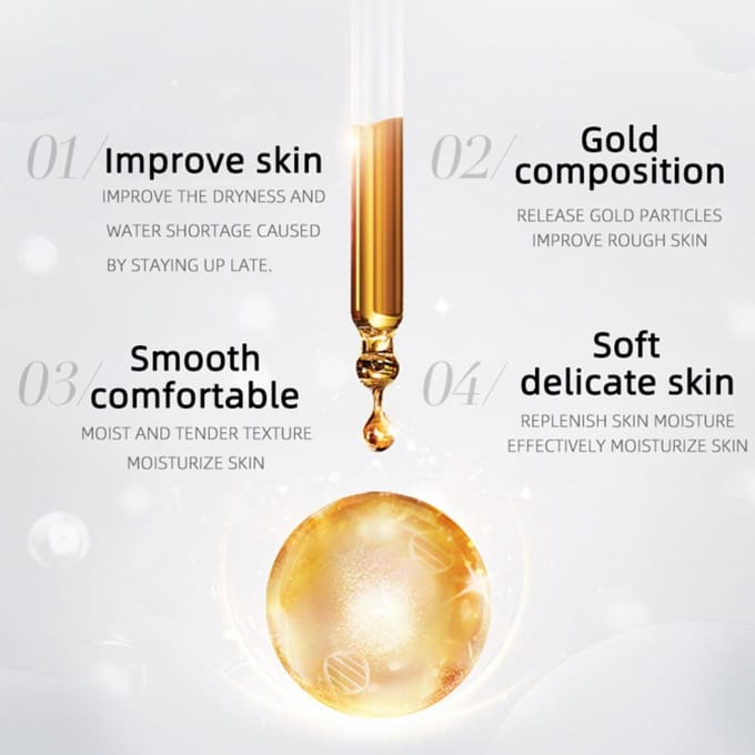 Golden Tear Hydraterend en Vochtinbrengend Masker 5pcs beige