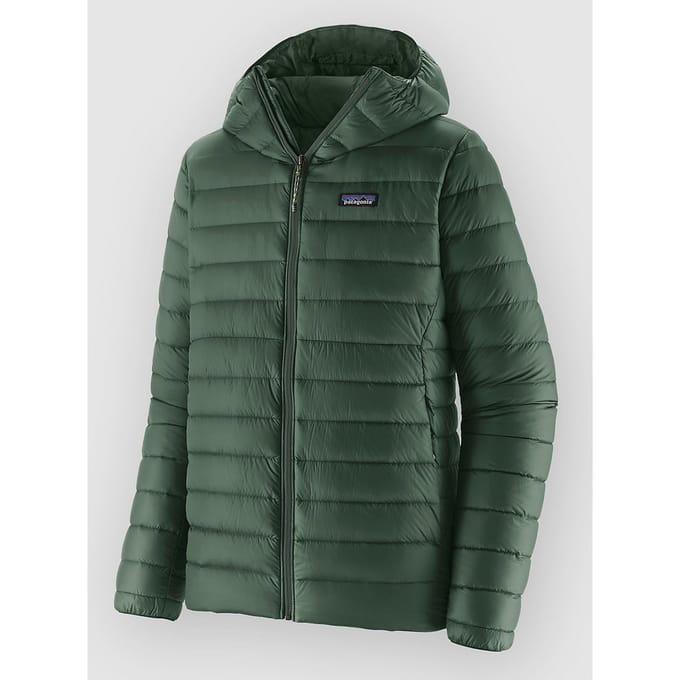 Patagonia Down Sweater Hoody Jas groen