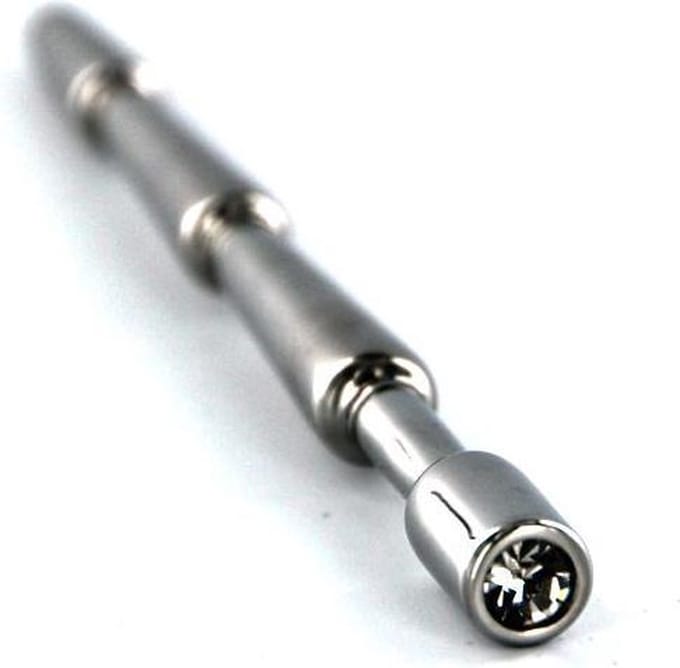 Penis Stick met transparant Swarovski kristal