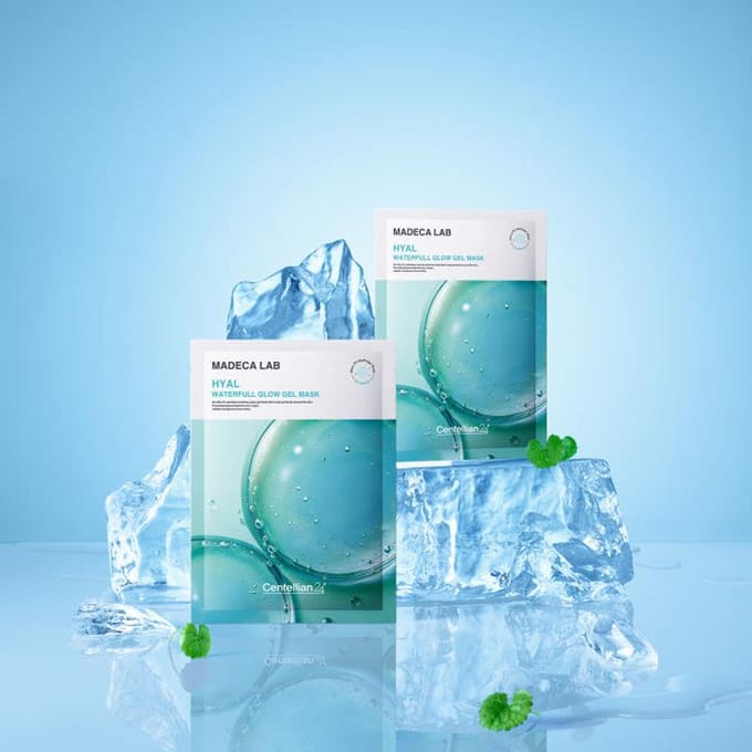 [Centellian24] Madeca Lab Hyal Waterfull Glow Gelmasker 22g*5EA white