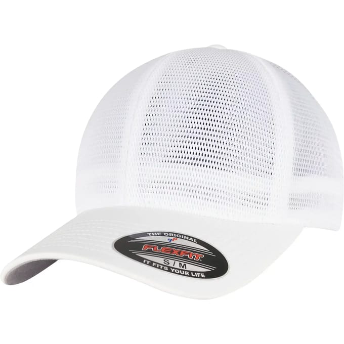 Flexfit - YP CLASSICS 360 OMNIMESH CAP white one size Pet - Wit