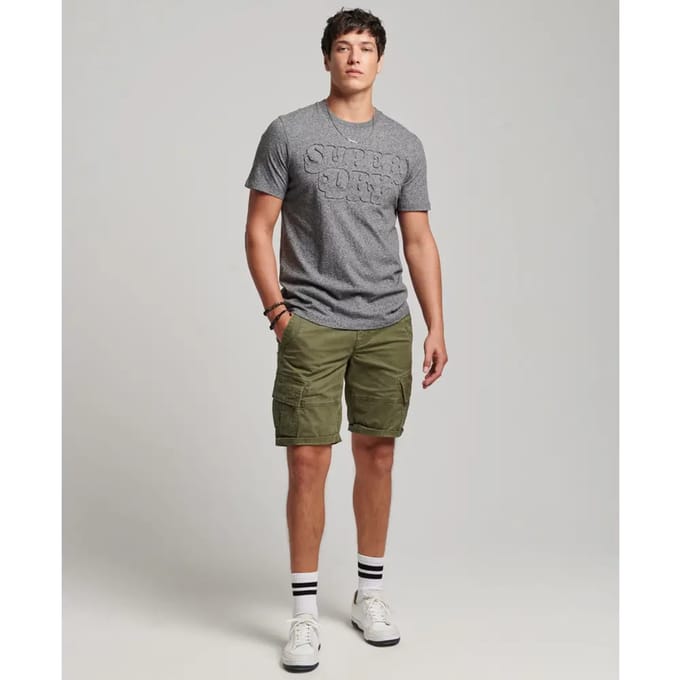Superdry Heren tshirt Klassiek Cooper T-shirt met reliëfopdruk