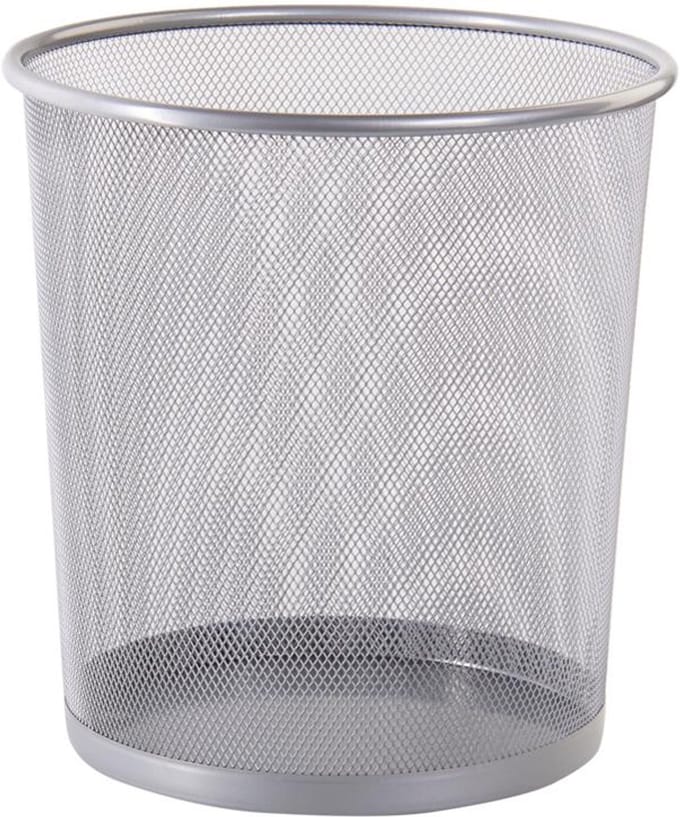 WESTCOTT prullenbak draadmetaal 12,3 liter zilver