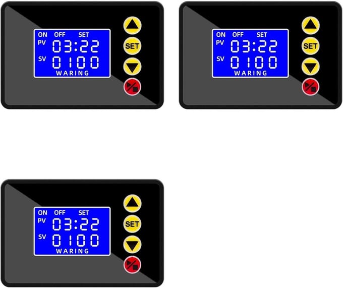 Digitale Tijdschakelaar - Relaisbesturing Timer - Programmeerbare Cycli - AC 110-220V Bereik - 67x45x34mm