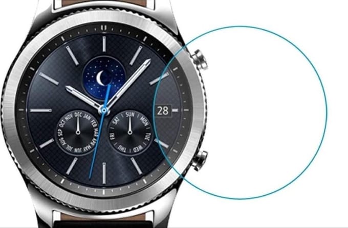 * Geschikt voor Samsung Gear S3 screen protector plastic - Smmart watch Horloge Bescherming - 46mm plastic screen protector *