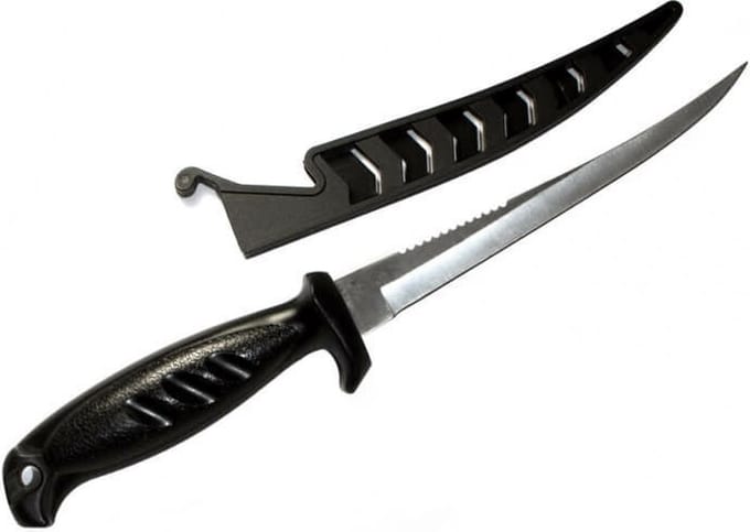 Fillet Knive - Fileermes voor Vis & Vlees - RVS - met 16cm lemmet - Uitbeenmes