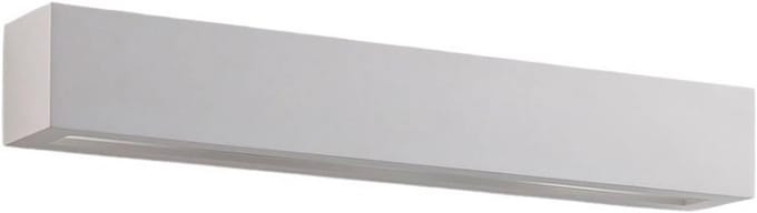 Moderne Wandlamp 'Tjada' van Gips/Klei in Wit voor Woon- en Eetkamer