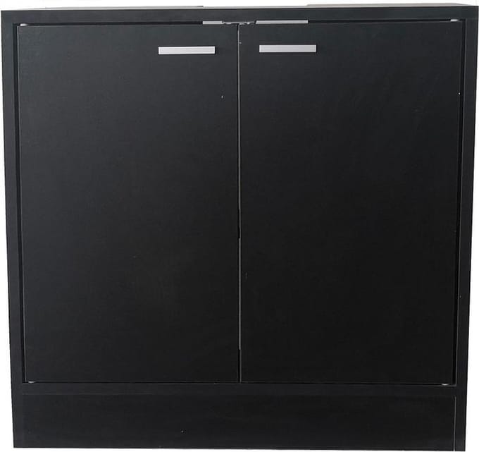 Wastafel onderkast - badkamermeubel - zwart