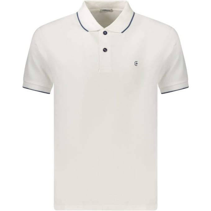 Coveri Moving Bianco Katoenen Heren Polo
