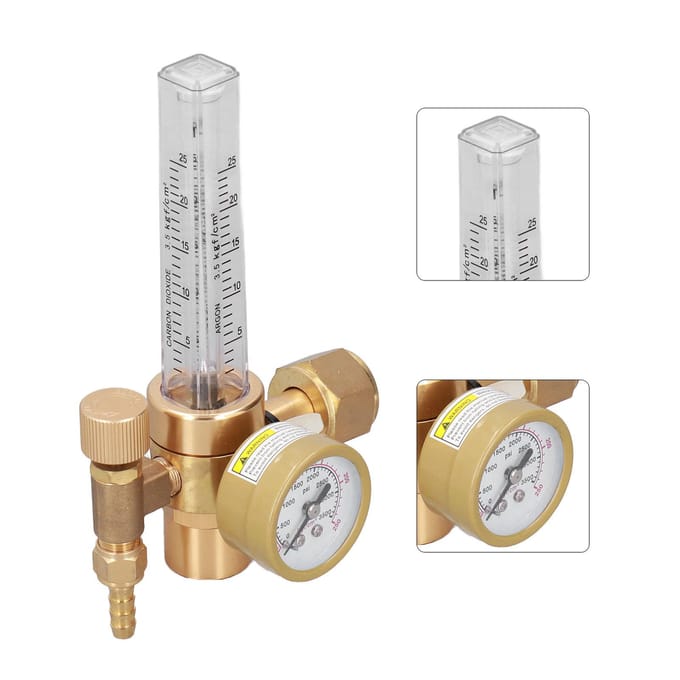 Lassen Regulator Ventiel Messing Flowmeter CO2 Gas MIG Lasmachine Accessoires OBC?191