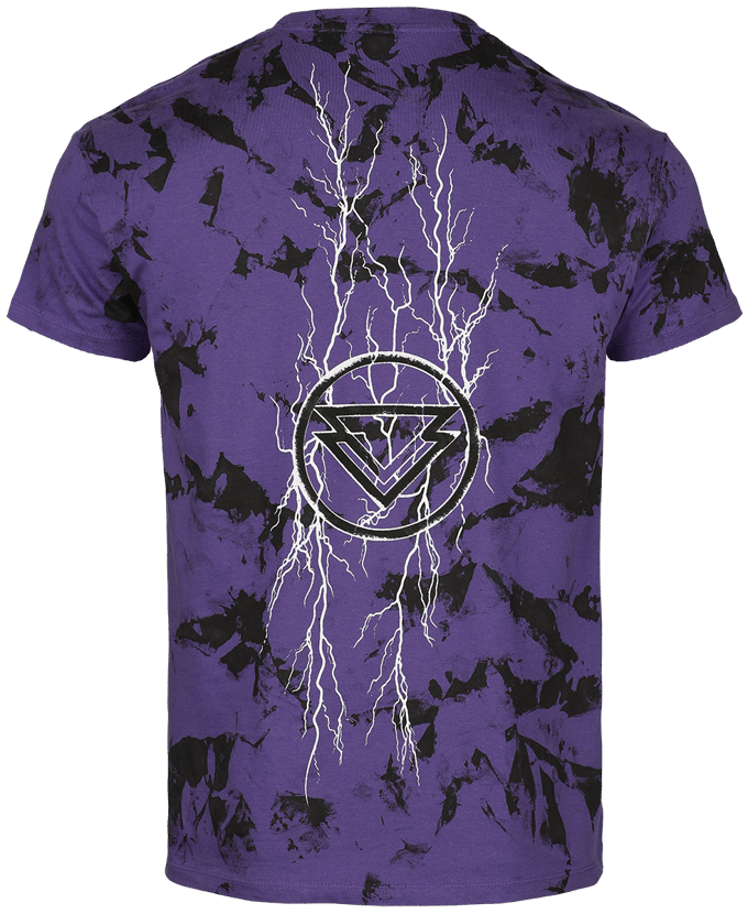 Ghost Inside, The T-shirt - Thunder - S tot M - voor Mannen - paars-zwart