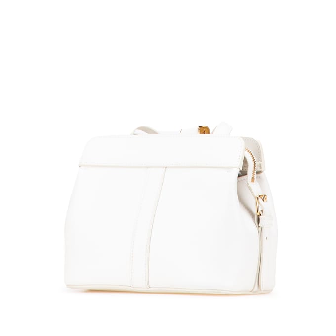 Witte Leren Schoudertas