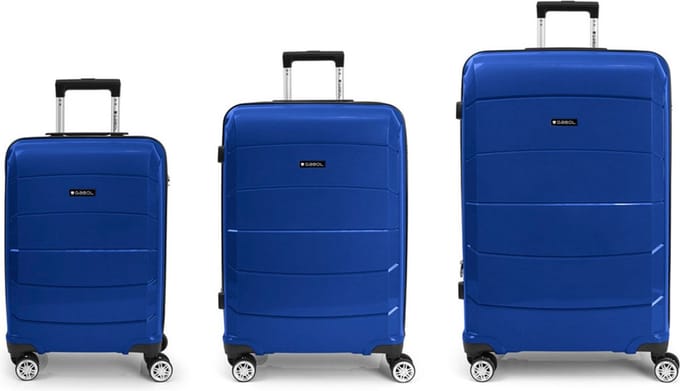 Gabol Midori 4 Rollen Kofferset 3st. - Harde bagage - Combinatieslot - blue